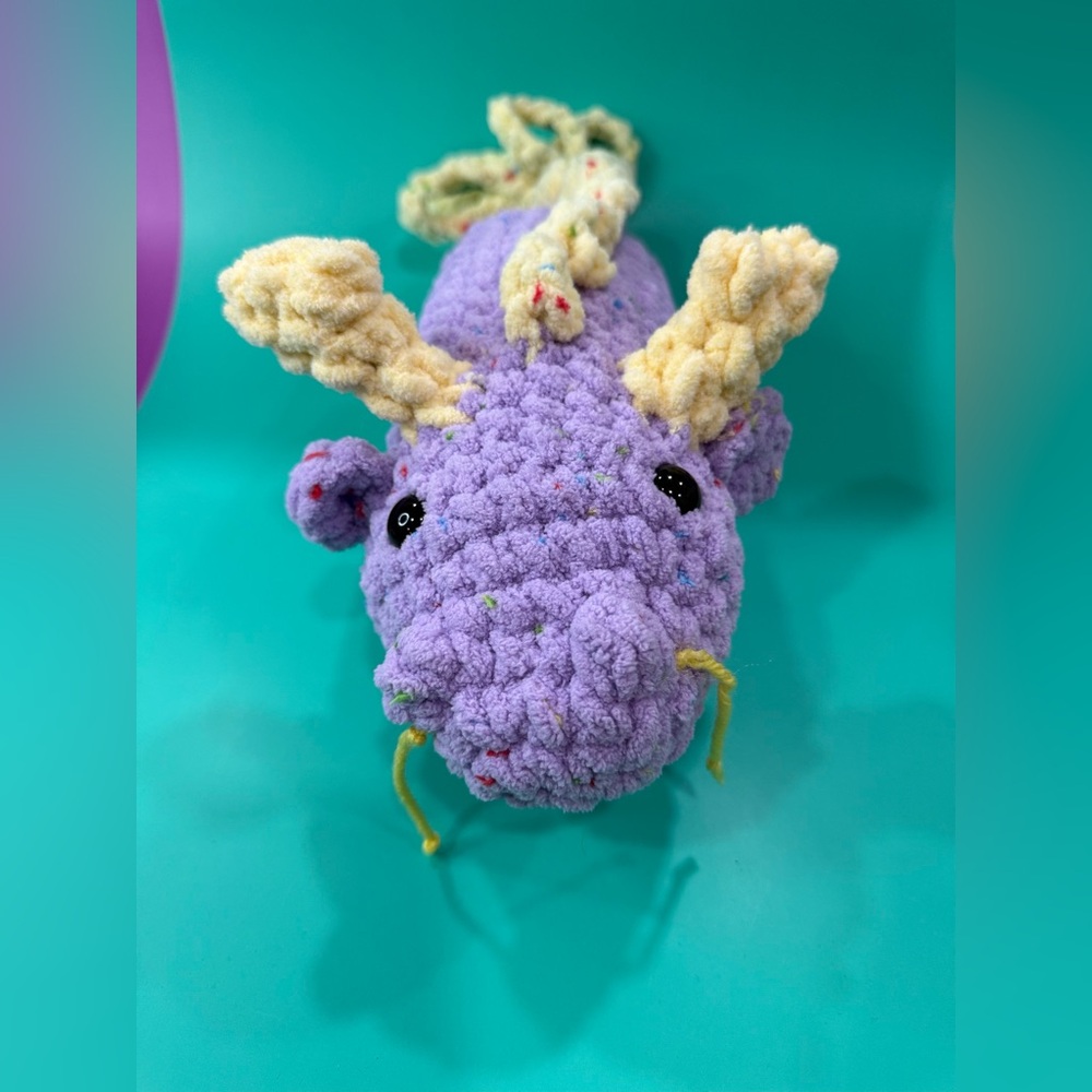 Handmade Crochet Mushu Dragon